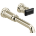 Brizo Invari T65776LF Two-Hole, Single-Handle Wall Mount Lavatory Faucet - Less Handle 1.2 GPM - Polished Nickel