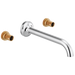 Brizo Odin: Widespread Lavatory Faucet - Less Handles 1.2 GPM
