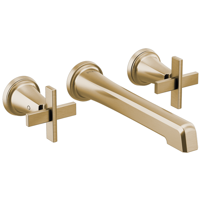 Brizo Levoir T65898LF Two-Handle Wall Mount Lavatory Faucet - Less Handles 1.2 GPM - Luxe Gold