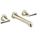 Brizo Levoir T65898LF Two-Handle Wall Mount Lavatory Faucet - Less Handles 1.2 GPM - Polished Nickel