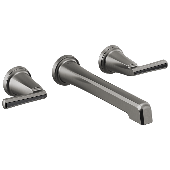 Brizo Levoir T65898LF Two-Handle Wall Mount Lavatory Faucet - Less Handles 1.2 GPM - Luxe Steel