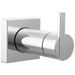 Brizo Frank Lloyd Wright T666100 Sensori Volume Control Trim With Lunar Handle - Chrome