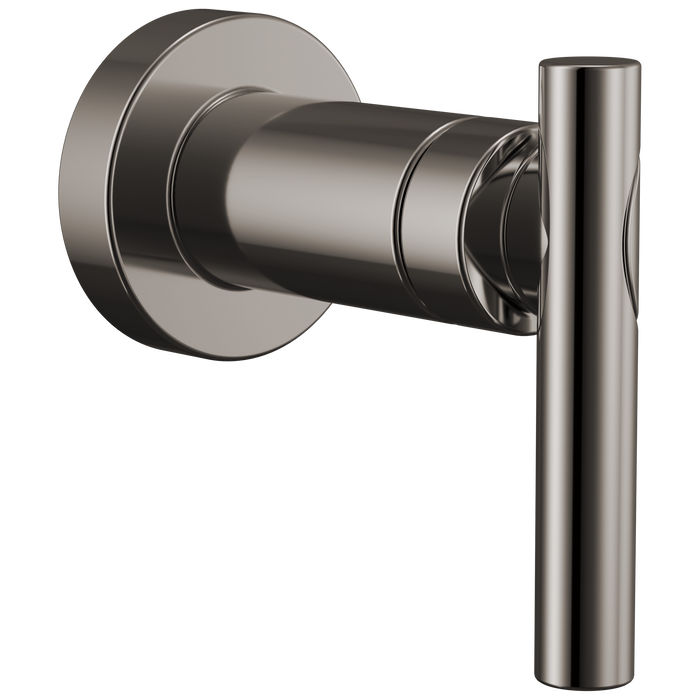 Brizo Roccesco T666110 Sensori Volume Control Trim with Lever Handle - Brilliance Black Onyx