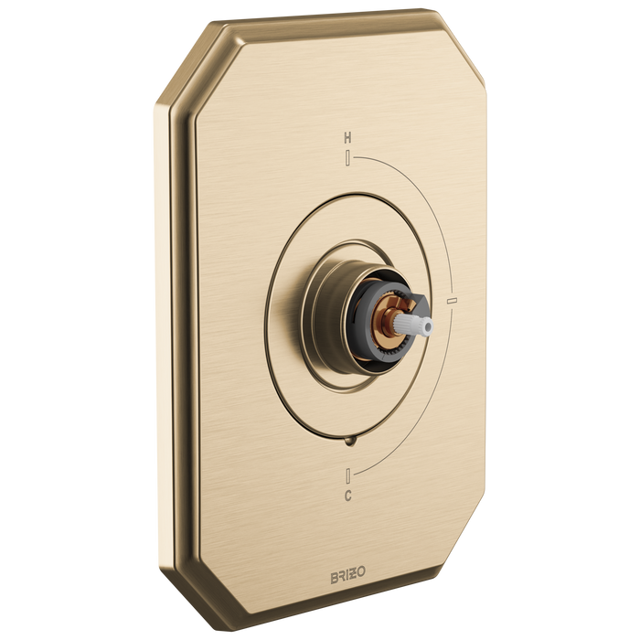 Brizo Beauclere T66T065 Sensori Thermostatic Valve Trim - Less Handle - Luxe Gold