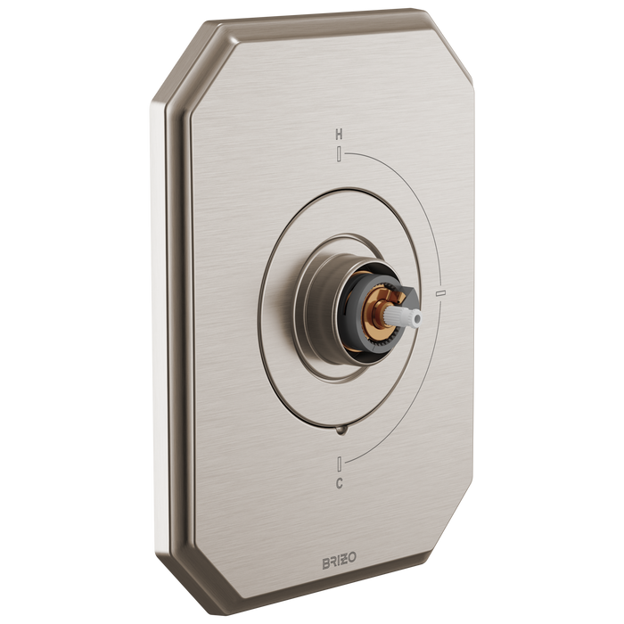 Brizo Beauclere T66T065 Sensori Thermostatic Valve Trim - Less Handle - Luxe Nickel