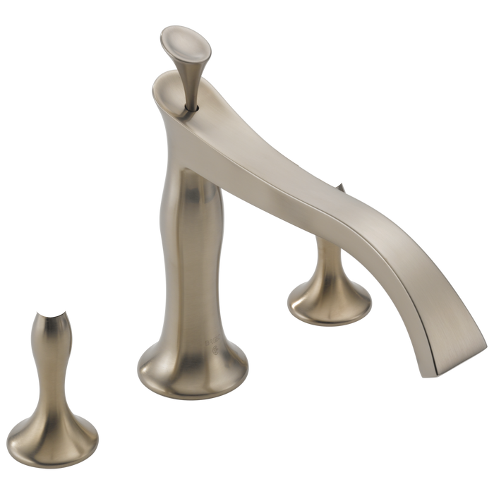 Brizo Brizo RSVP: Three Hole Roman Tub Trim - Less Handles