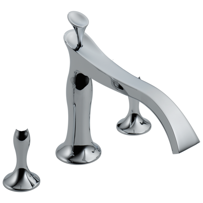 Brizo Brizo RSVP: Three Hole Roman Tub Trim - Less Handles