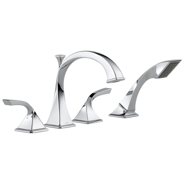 Brizo Brizo Virage: Roman Tub Trim with Hand Shower