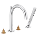 Brizo Odin: Roman Tub Faucet with Handshower - Less Handles