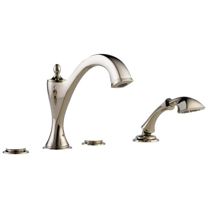 Brizo Brizo Charlotte: Roman Tub with Hand Shower Trim - Less Handles