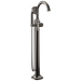 Brizo Beauclere T70165 Single-Handle Freestanding Tub Filler - Less Handle - Brilliance Black Onyx