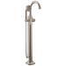 Brizo Beauclere T70165 Single-Handle Freestanding Tub Filler - Less Handle - Luxe Nickel