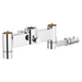 Brizo Kintsu: Two-Handle Tub Filler Body Assembly