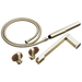 Brizo Frank Lloyd Wright T703100 Two-Handle Tub Filler Trim Kit with Lunar Handles - Polished Nickel / Wood