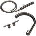 Brizo Roccesco T703110 Two-Handle Tub Filler Trim Kit with Lever Handles - Brilliance Black Onyx