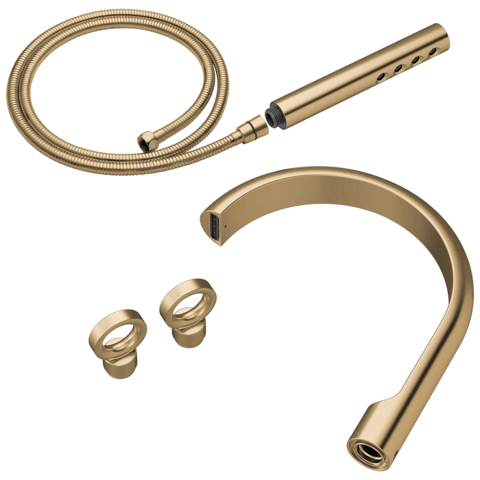 Brizo Roccesco T703112 Two-Handle Tub Filler Trim Kit with Knob Handles - Luxe Gold
