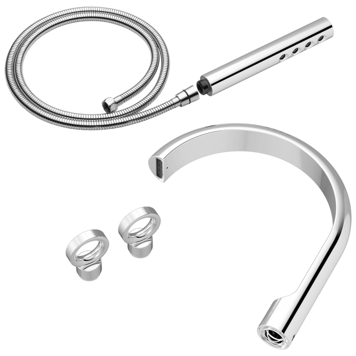 Brizo Roccesco T703112 Two-Handle Tub Filler Trim Kit with Knob Handles - Chrome