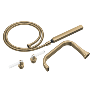 Brizo Allaria: Two-Handle Tub Filler Trim Kit with Lever Handles