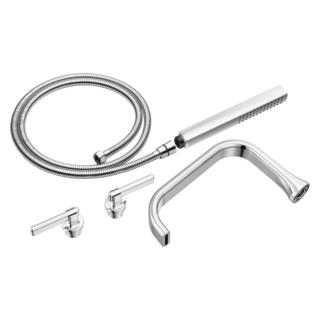 Brizo Allaria: Two-Handle Tub Filler Trim Kit with Lever Handles