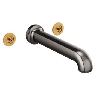 Brizo Kintsu: Two Handle Wall Mount Tub Filler