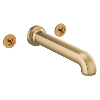Brizo Kintsu: Two Handle Wall Mount Tub Filler