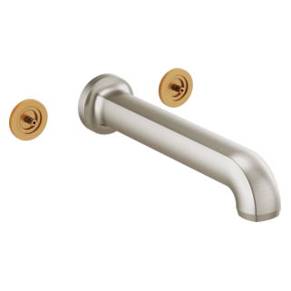 Brizo Kintsu: Two Handle Wall Mount Tub Filler