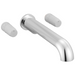 Brizo Roccesco T704110 Two Handle Wall Mount Tub Filler - Less Handles - Chrome