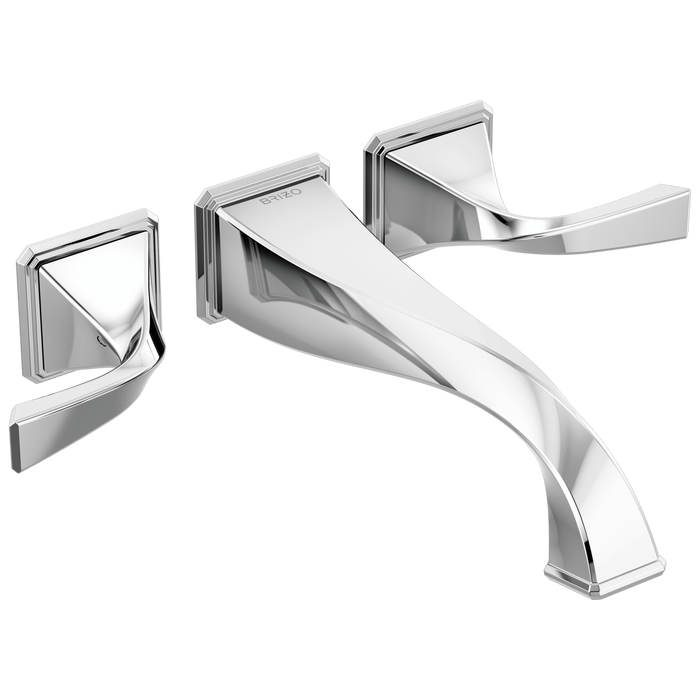 Brizo Brizo Virage: Two-Handle Wall Mount Tub Filler