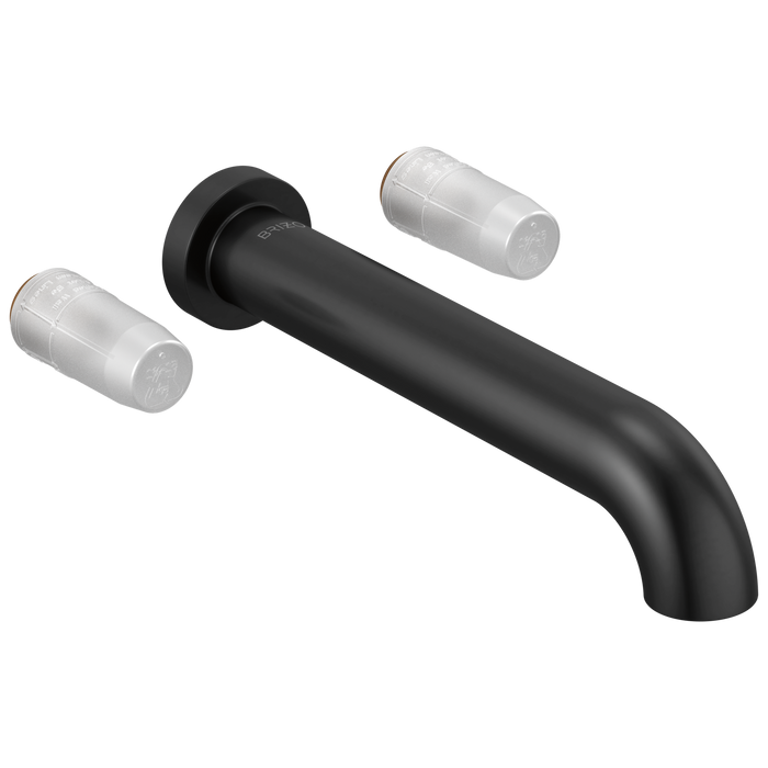 Two-Handle Wall Mount Tub Filler - Less Handles