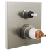 Brizo Frank Lloyd Wright: TempAssure Thermostatic Valve with 3-Function Integrated Diverter Trim - Less Handles