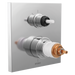 Brizo Frank Lloyd Wright: TempAssure Thermostatic Valve with 3-Function Integrated Diverter Trim - Less Handles