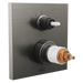 Brizo Frank Lloyd Wright: TempAssure Thermostatic Valve with 3-Function Integrated Diverter Trim - Less Handles