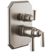 Brizo Beauclere T75565 TempAssure Thermostatic Valve with Integrated 3-Function Diverter Trim - Luxe Nickel