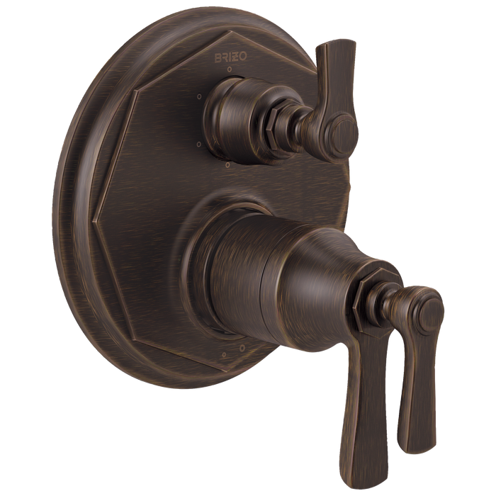 Brizo Brizo Rook: TempAssure Thermostatic Valve with 6-Function Diverter Trim