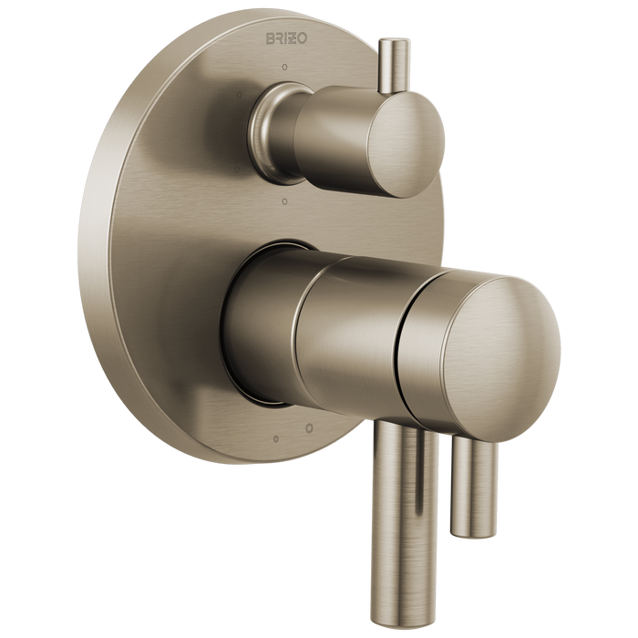 Brizo Brizo Odin: TempAssure Thermostatic Valve with Integrated 6-Function Diverter Trim