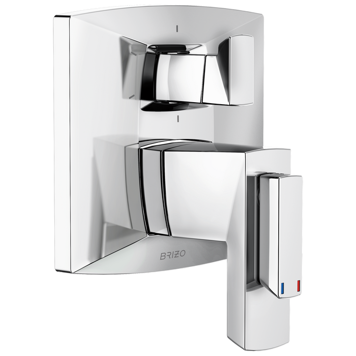 Brizo Brizo Vettis: Tempassure Thermostatic Valve With Integrated 6-Function Diverter Trim