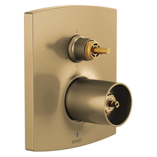 Brizo Kintsu: Pressure Balance Valve with Integrated 6-Function Diverter Trim - Less Handles