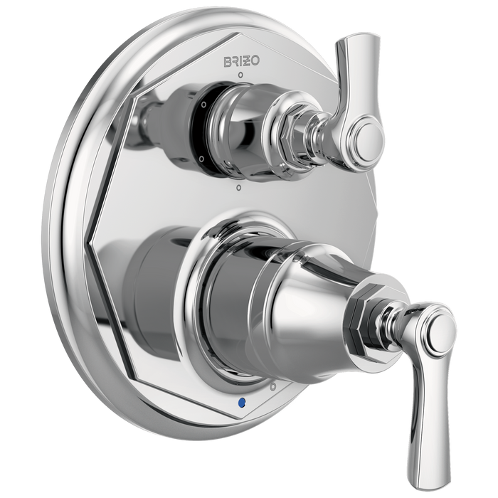 Brizo Brizo Rook: Pressure Balance Valve with Integrated 6-Function Diverter Trim