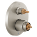 Brizo Odin: Pressure Balance Valve with Integrated 6-Function Diverter Trim - Less Handles