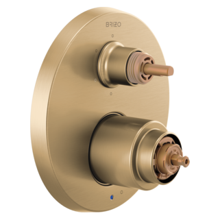 Brizo Odin: Pressure Balance Valve with Integrated 6-Function Diverter Trim - Less Handles