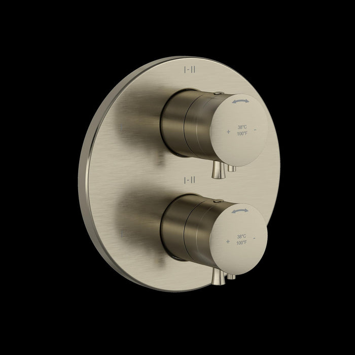 Riobel TEDTM46 Edge 3/4" Therm & Pressure Balance Trim with 6 Functions