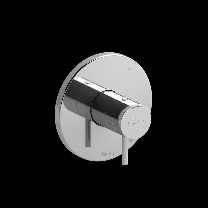 Riobel TPATM45 Pallace 1/2" Therm & Pressure Balance Trim with 5 Functions