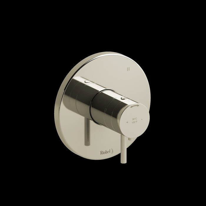 Riobel TPATM45 Pallace 1/2" Therm & Pressure Balance Trim with 5 Functions
