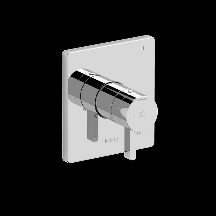 Riobel TPXTQ47 Paradox 1/2" Therm & Pressure Balance Trim with 3 Functions