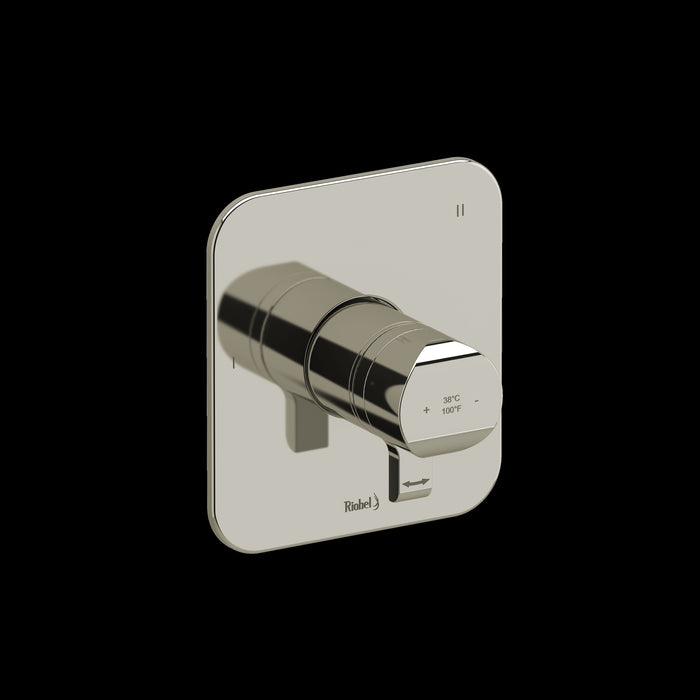 Riobel TSA47 Salomé 1/2" Therm & Pressure Balance Trim with 3 Functions