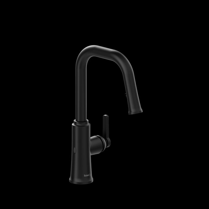 Riobel TTSQ111 Trattoria Pull-Down Touchless Kitchen Faucet with U-Spout