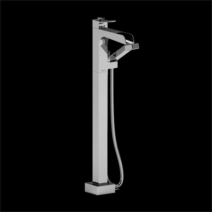 Riobel TZOOP37 Zendo  Single Hole Floor Mount Tub Filler Trim with Trough