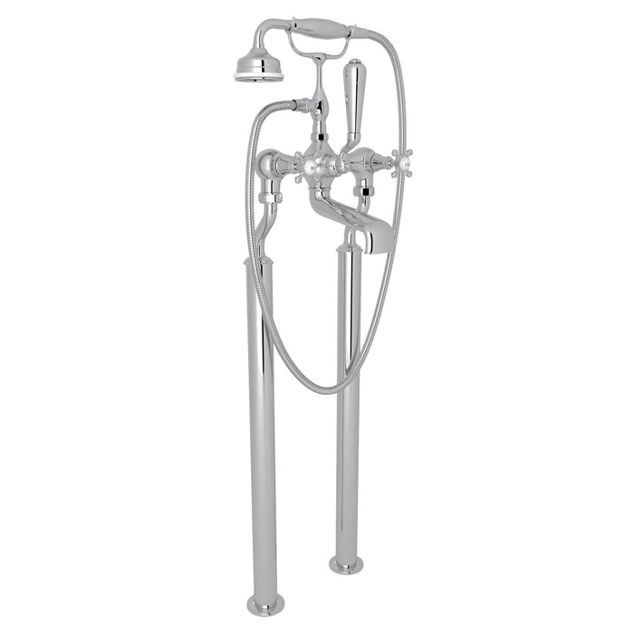 Perrin & Rowe U.3013 Georgian Era Floor Mount Tub Filler