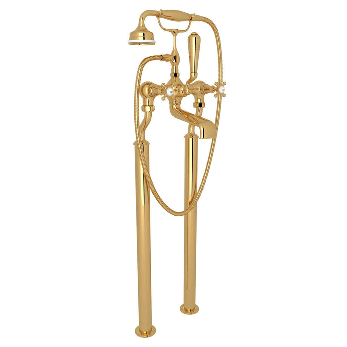 Perrin & Rowe U.3013 Georgian Era Floor Mount Tub Filler