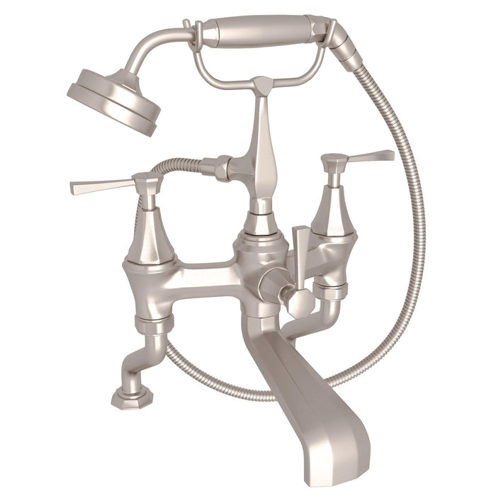 Perrin & Rowe U.3100 Deco Exposed Deck Mount Tub Filler